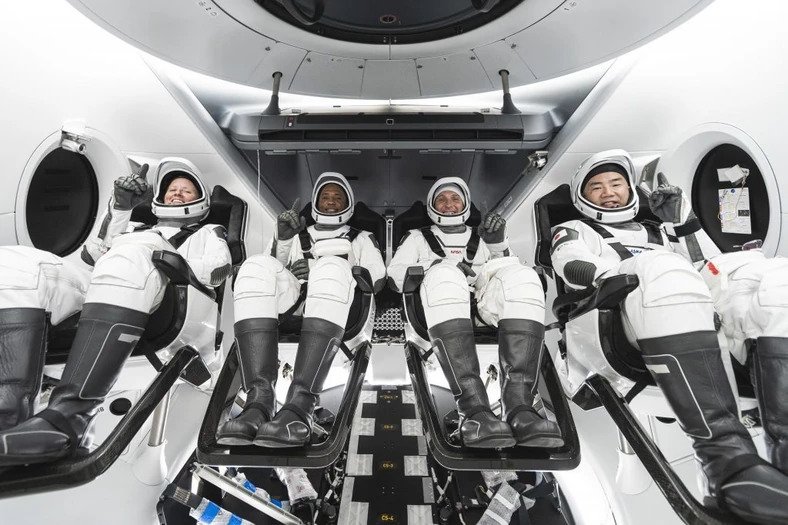 Załoga misji Crew-1. fot. SpaceX