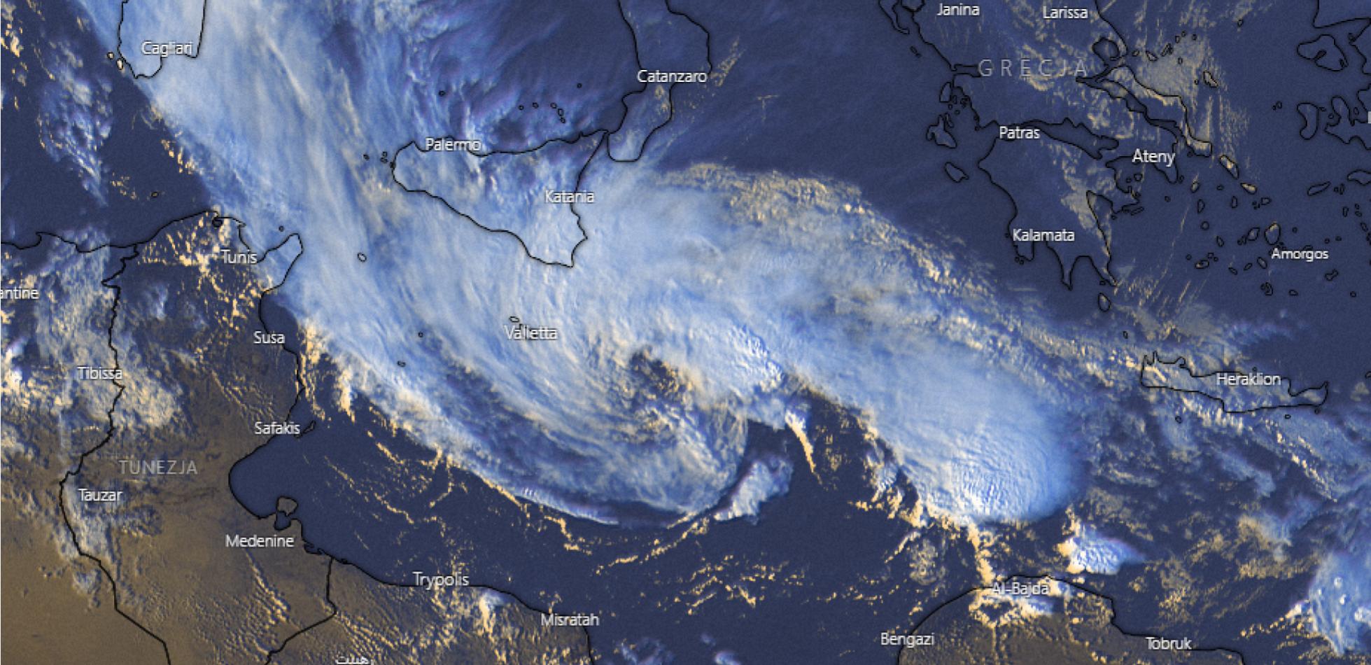 Apollo śródziemnomorską burzą subtropikalną!