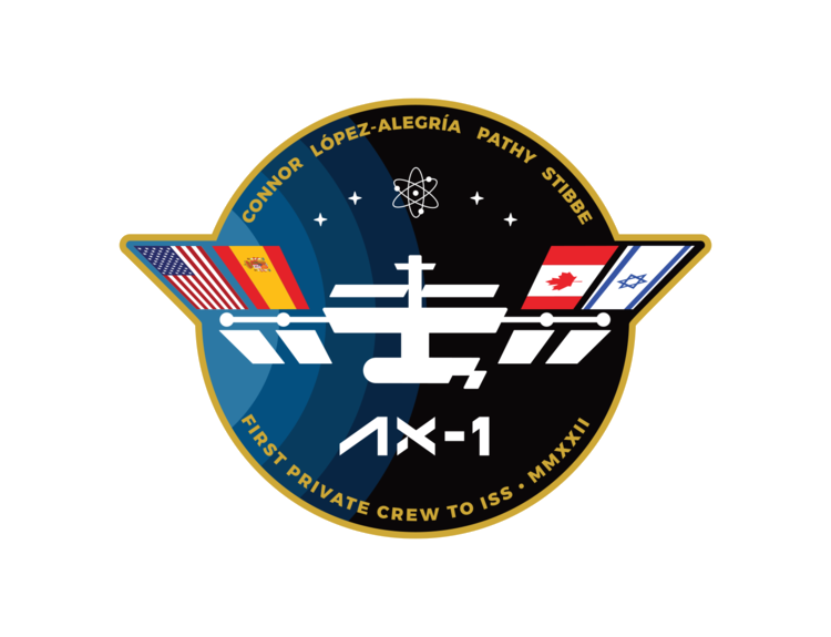 Logo misji Ax-1
