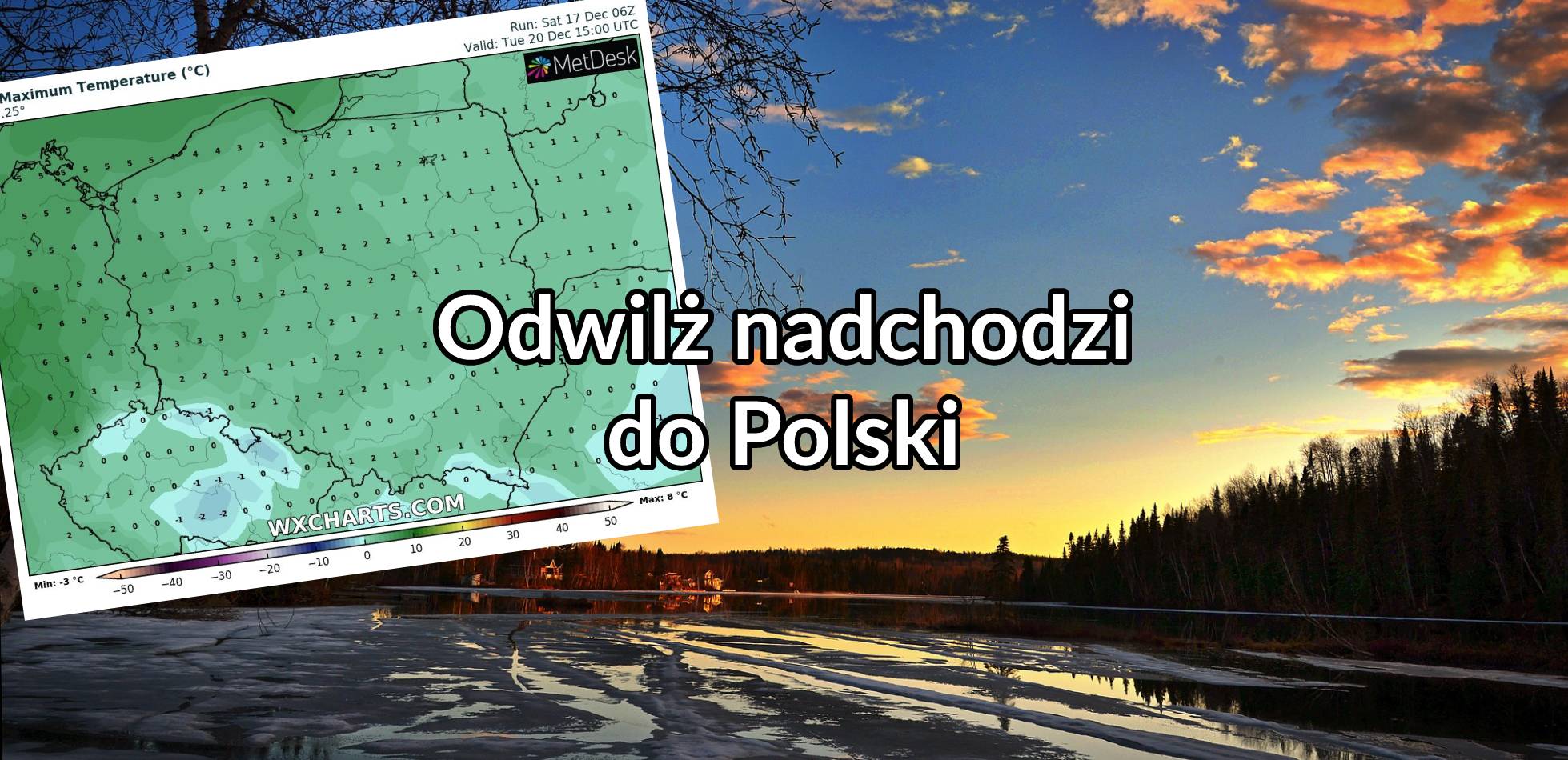 Odwilż nadchodzi do Polski. Od wtorku dodatnie temperatury