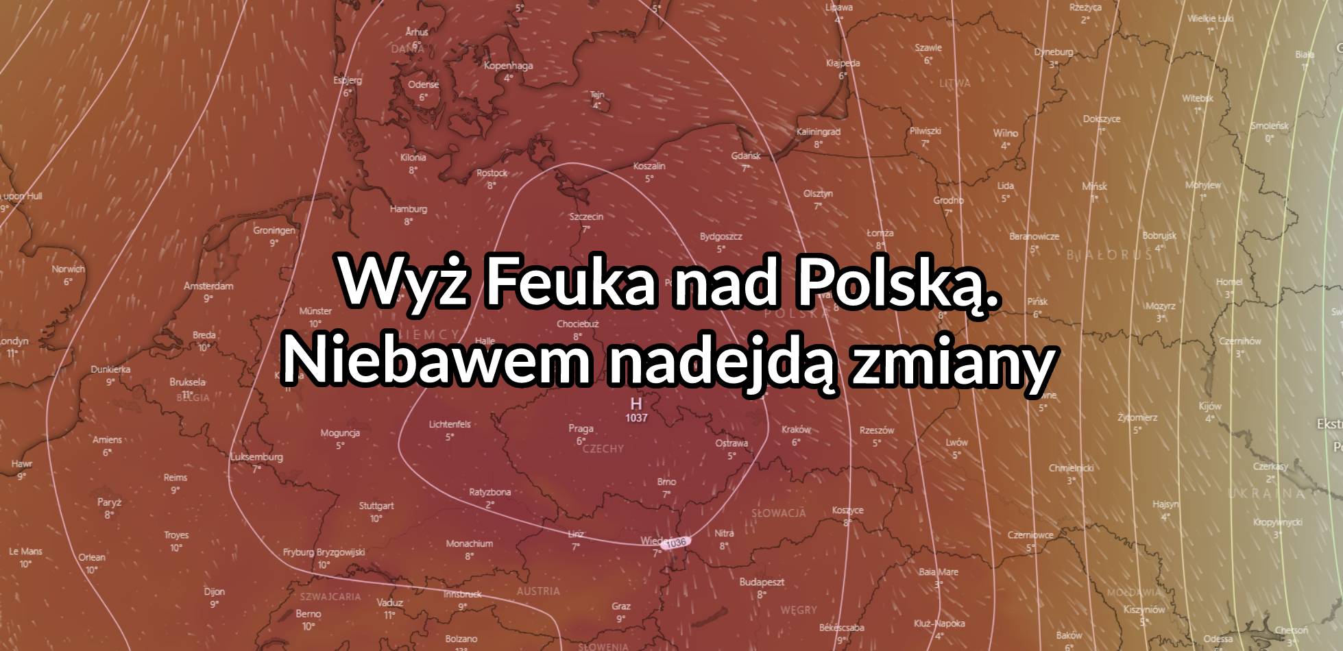 Wyż "Feuka" nad Polską. Niebawem czeka nas zmiana w pogodzie
