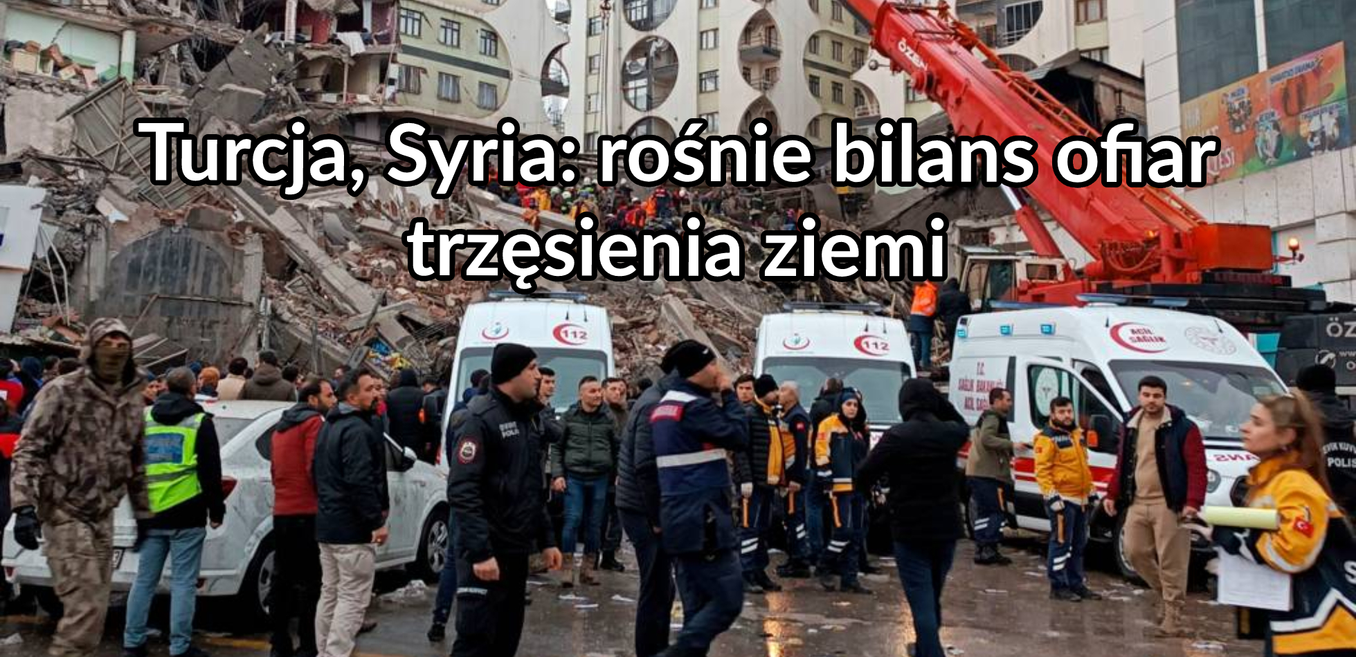 trzęsienie ziemi w Turcji